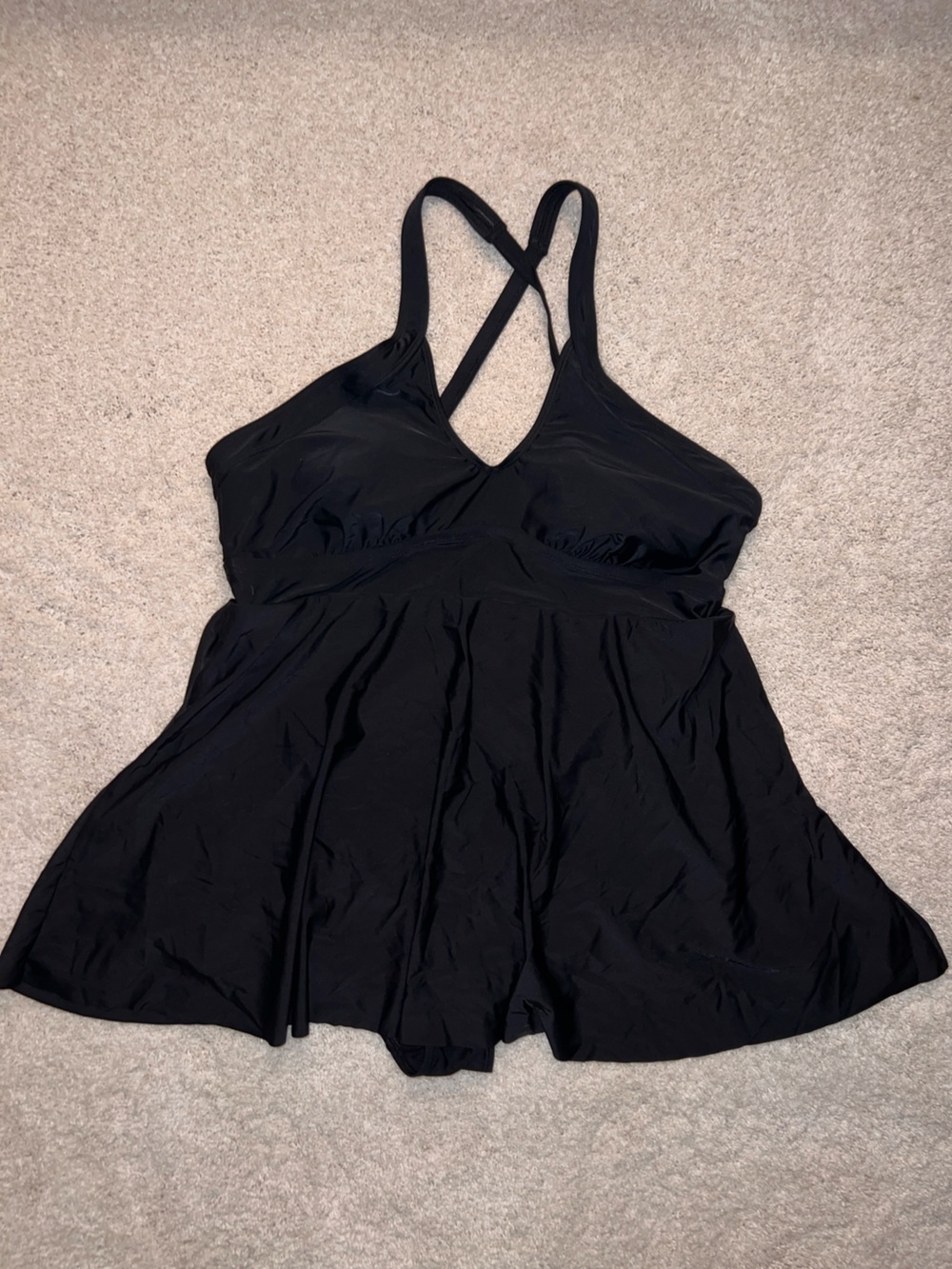 torrid Black One-Piece Swim Dress